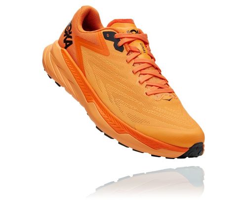 Hoka One One Herre Zinal Trail Løpesko Blazing Oransje/Persimmon Oransje Norge-02DFM